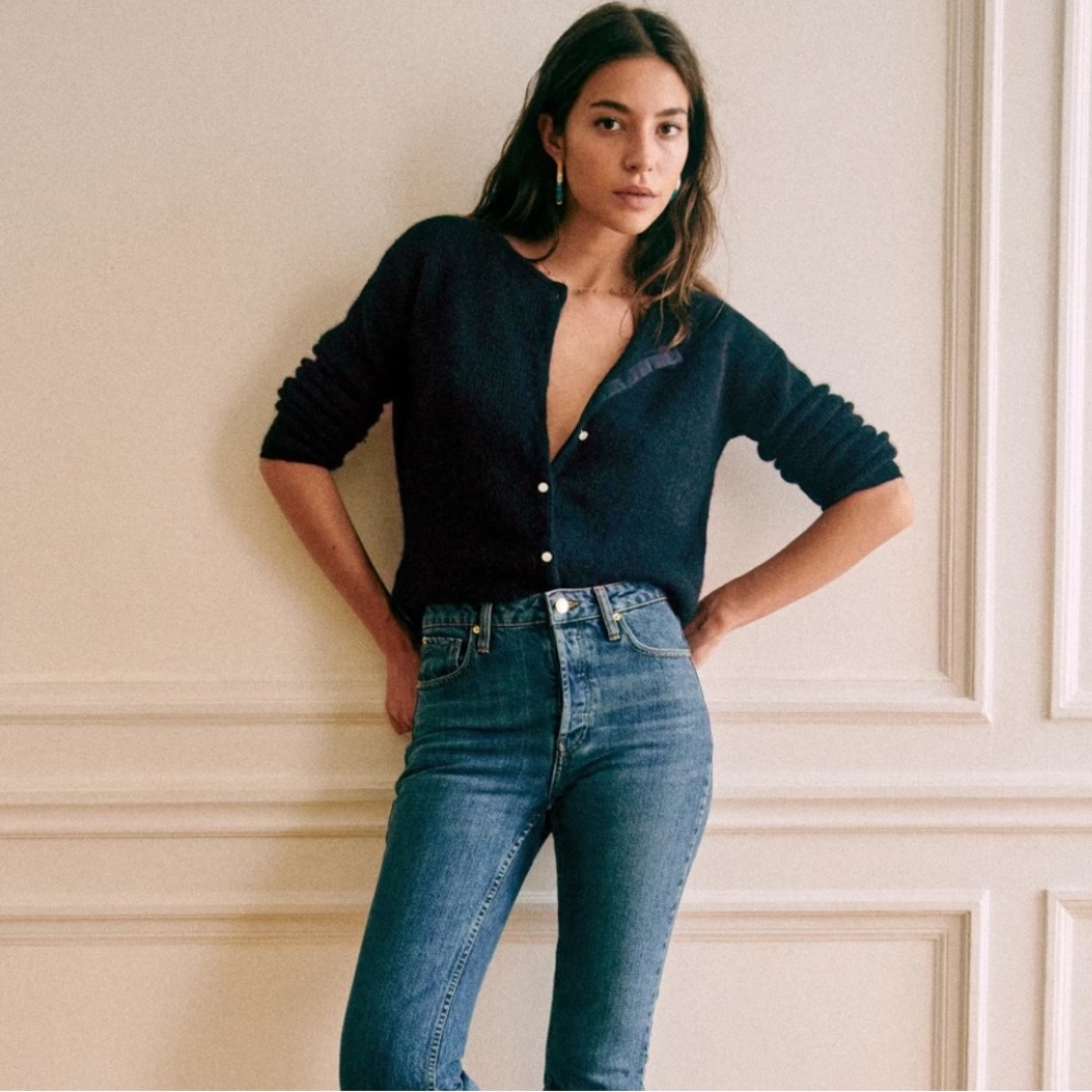 Sézane Gaspard Navy S
